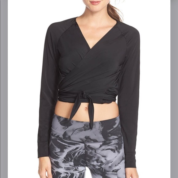 Nike Tops - NIKE Dri Fit Ballet Wrap Top